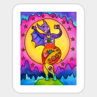 Fruit Bat Sticker